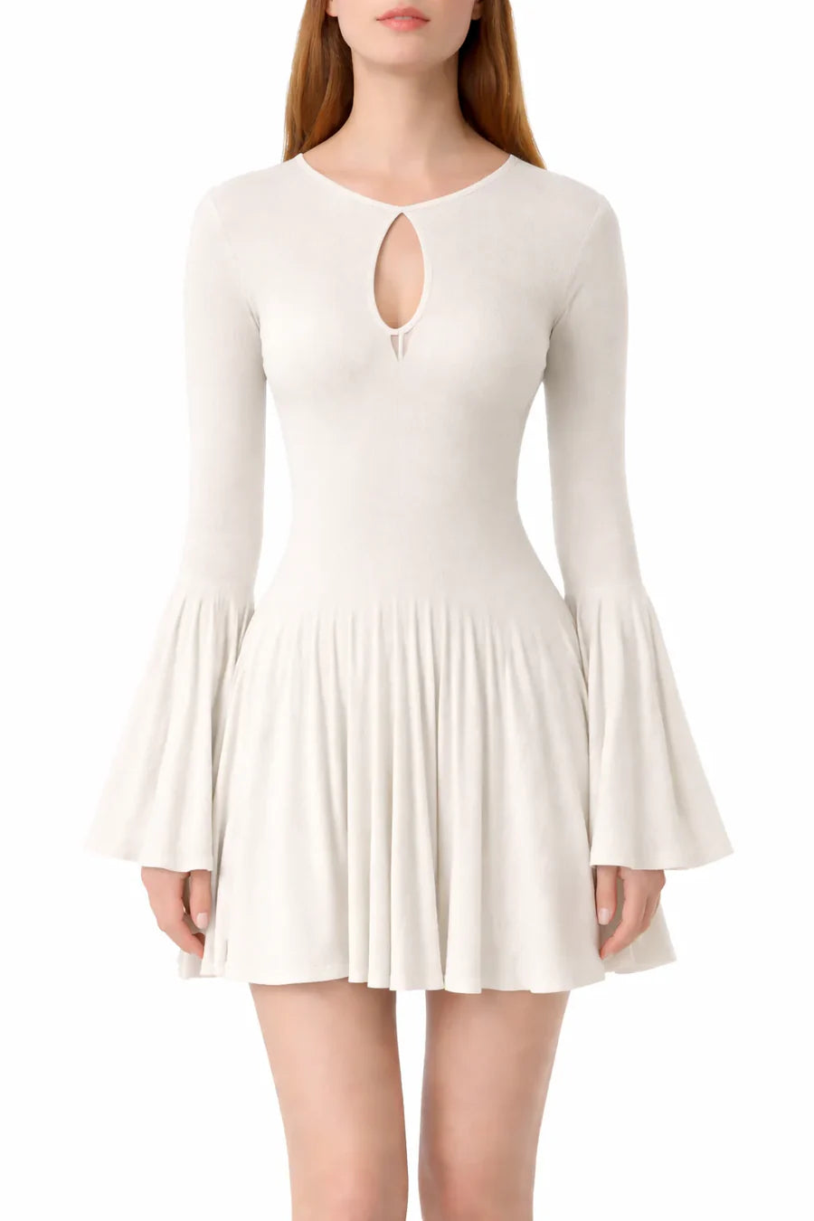 Abito Mini Noir Muse con Cut-Out a Goccia