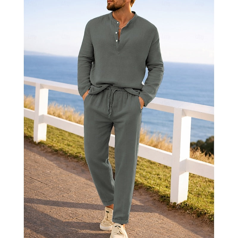 Completo Sportivo Uomo Casual T-Shirt e Pantaloni