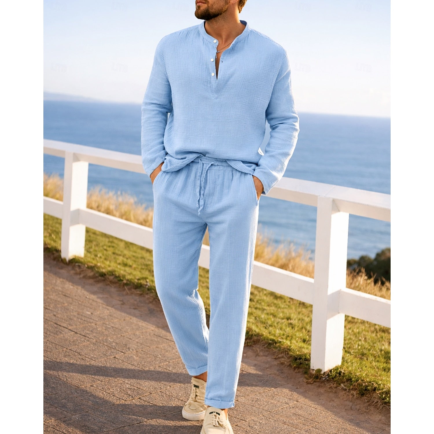 Completo Sportivo Uomo Casual T-Shirt e Pantaloni